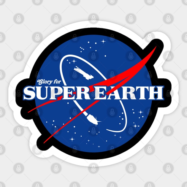 Glory for Super Earth Sticker by technofaze